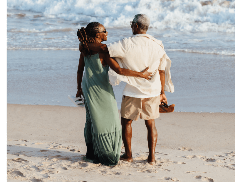 splash-couple-2 Patients walking on the beach after seeing a Painful Diabetic Neuropathy Specialist