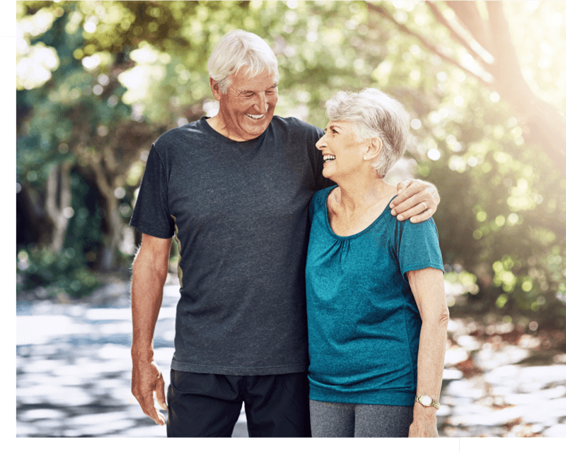 Patient walking after BPH treatment in Los Angeles, California